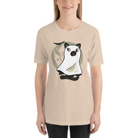 Cute Spooky Ghost Cat / Premium Short-Sleeve Unisex T-Shirt